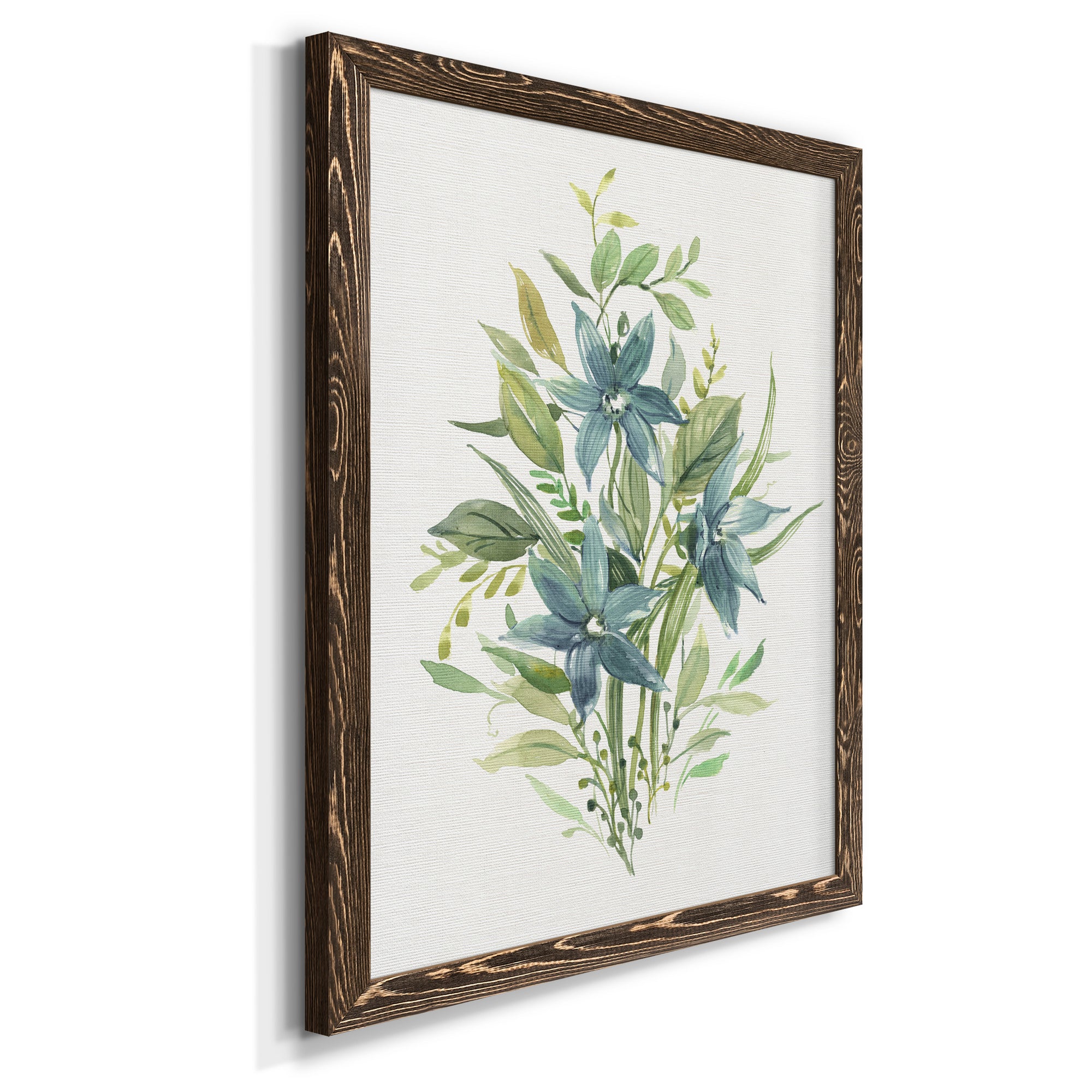 Greenery I - Premium Canvas Framed in Barnwood - Ready to Hang