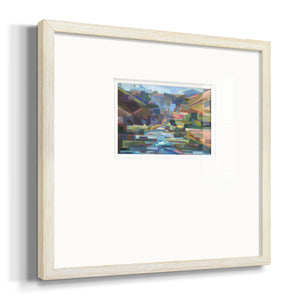 Pieces of Yakima Canyon- Premium Framed Print Double Matboard