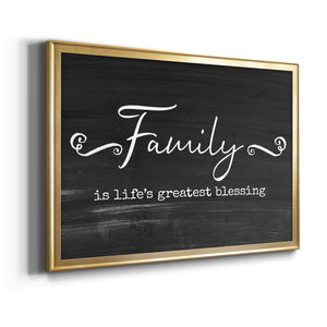 Greatest Blessing - Modern Framed Canvas Print