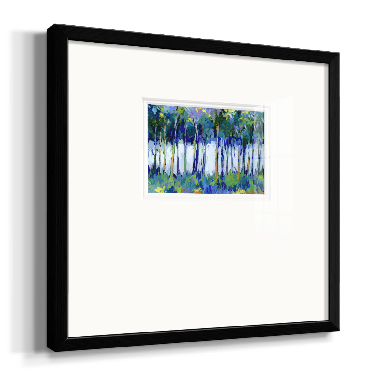 Light Through the Trees Premium Framed Print Double Matboard
