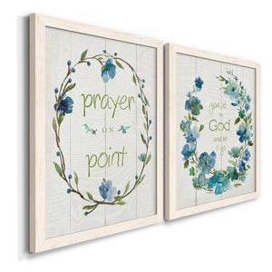 Prayer On Point- Premium Framed Canvas in Barnwood - Ready to Hang