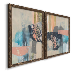 Reductive I - Barnwood Framed Canvas Set