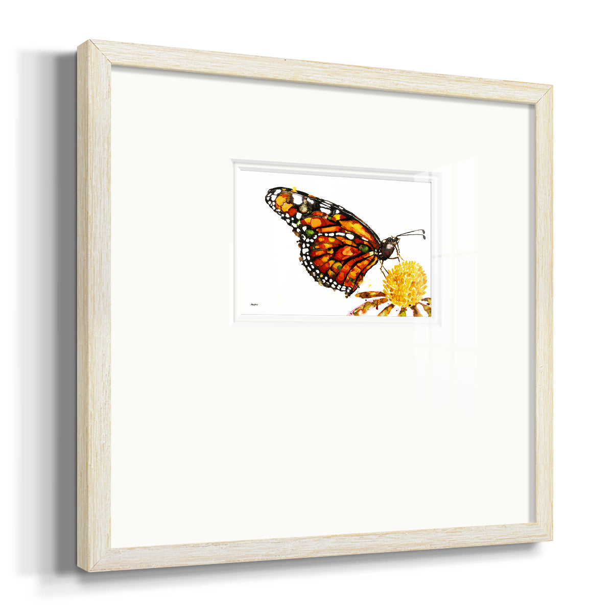 Wings I Premium Framed Print Double Matboard