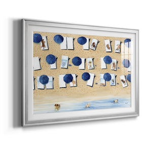 Dogs Allowed - Modern Framed Art Print