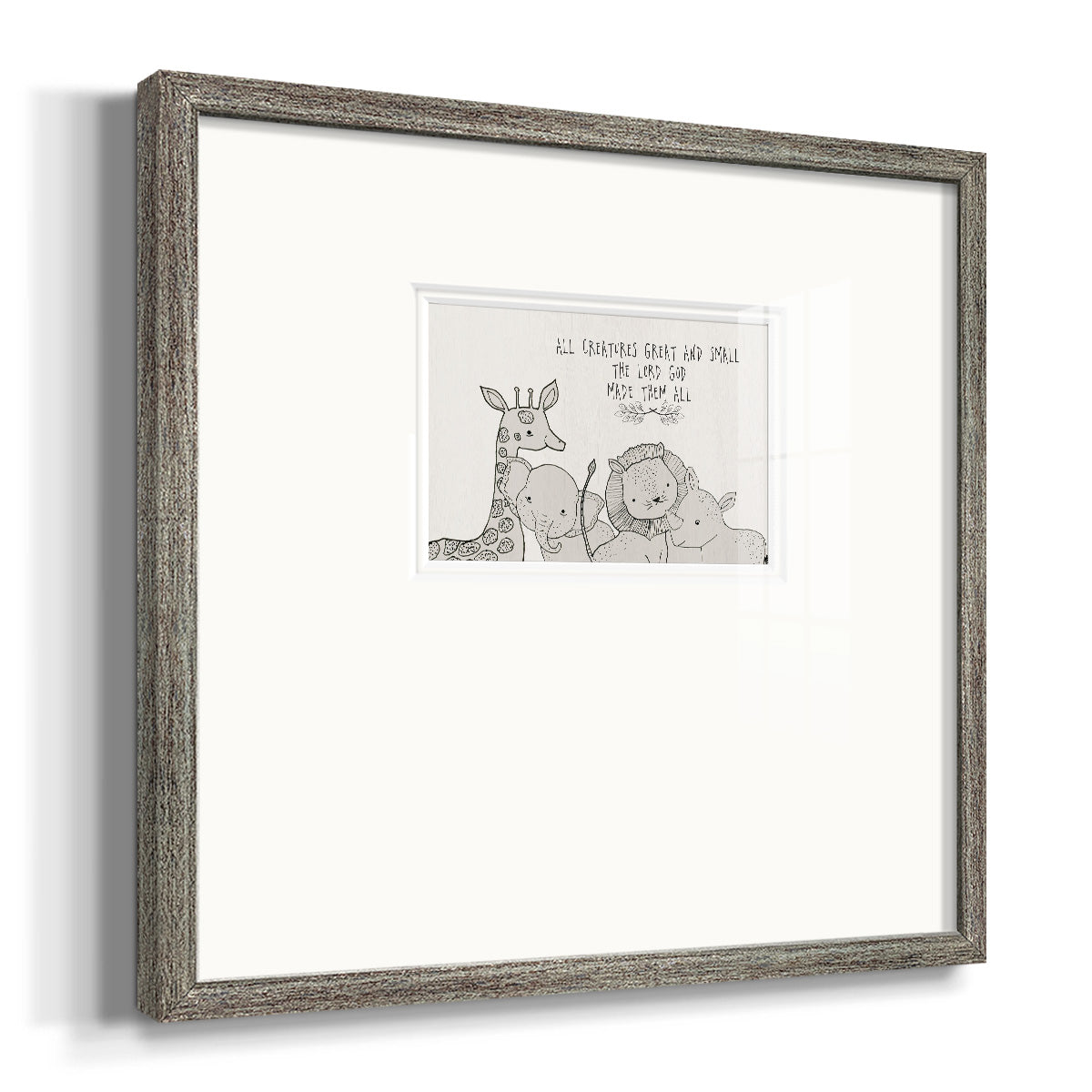All Creatures Premium Framed Print Double Matboard