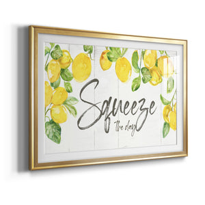 Lemon Squeeze - Modern Framed Art Print
