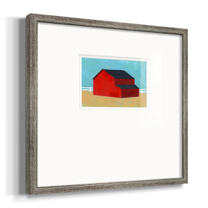 Big Red One II Premium Framed Print Double Matboard