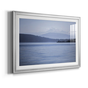 Blue Serenity - Modern Framed Art Print