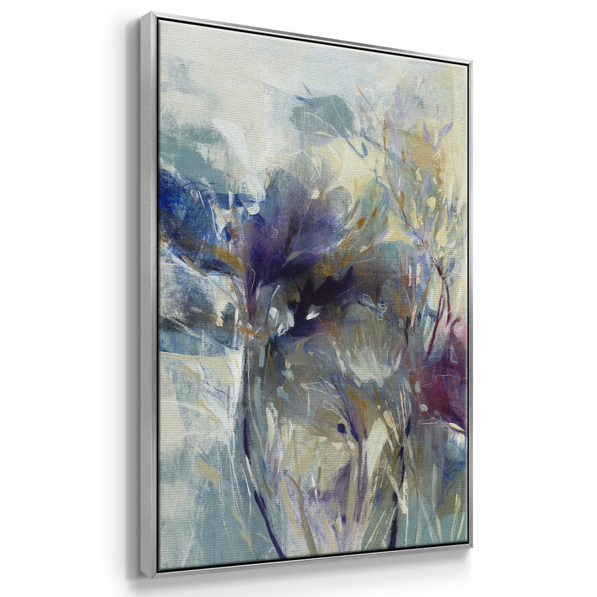 Meadow Saffron I - Framed Premium Gallery Wrapped Canvas L Frame - Ready to Hang