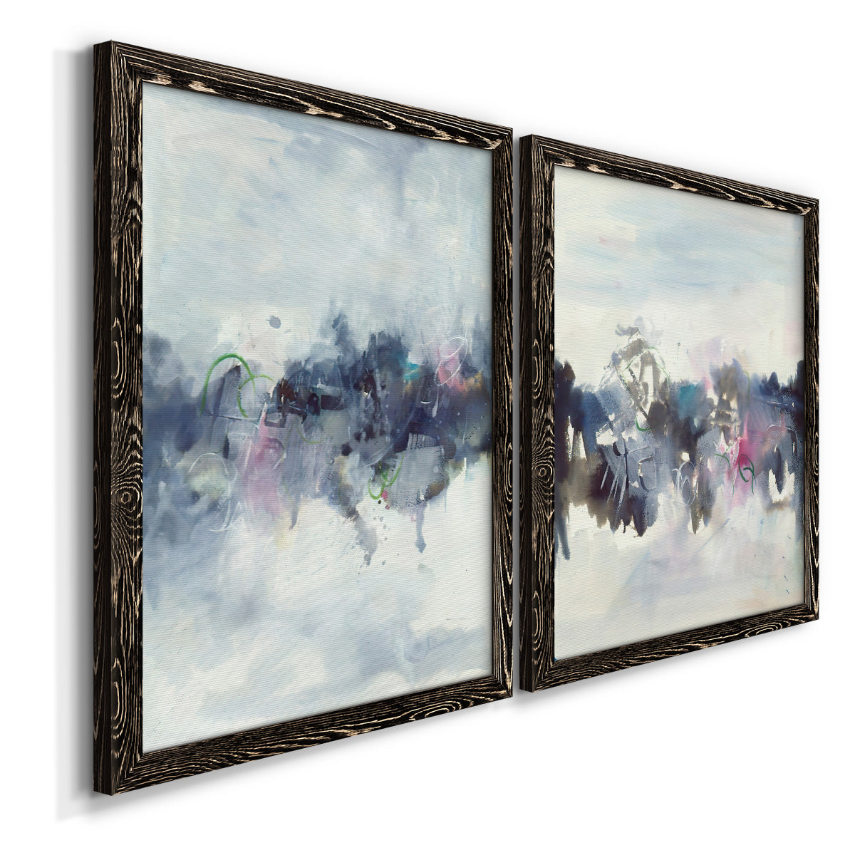 Birds I - Premium Framed Canvas 2 Piece Set - Ready to Hang