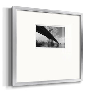 Manhattan Bridge Premium Framed Print Double Matboard
