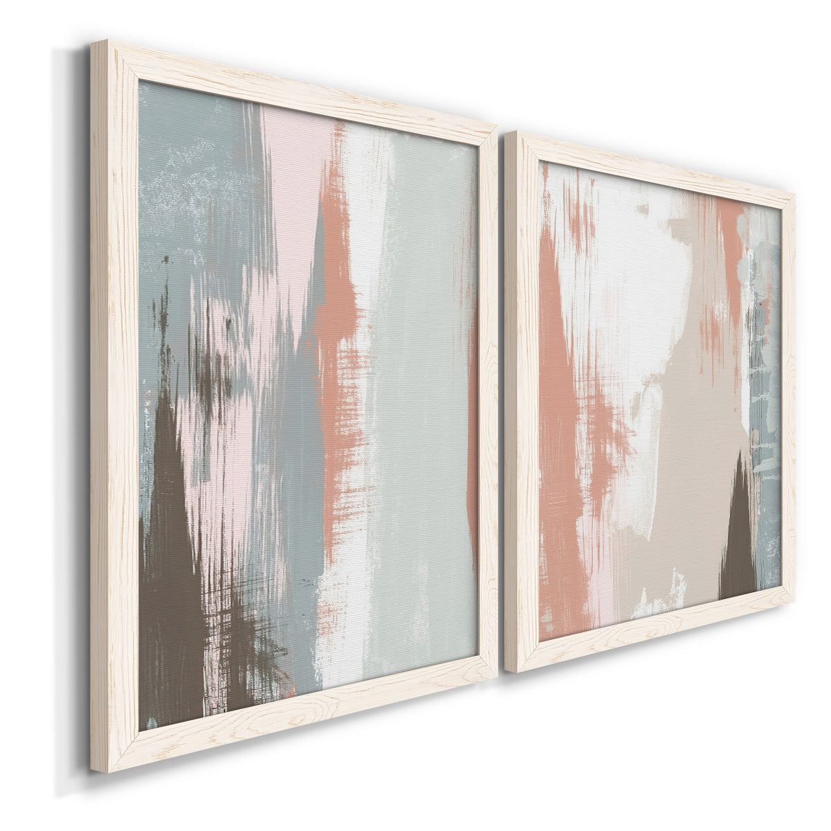 Sandstone Peel I - Premium Framed Canvas 2 Piece Set - Ready to Hang