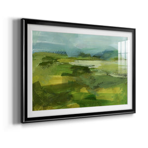 Emerald View IV - Modern Framed Art Print