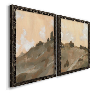 Hillside Walking Path III - Barnwood Framed Canvas Set