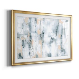 Stone Hatchmarks I - Modern Framed Art Print
