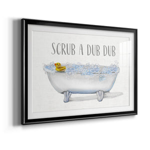 Scrub A Dub - Modern Framed Art Print