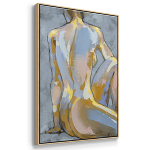 Grey Maiden II - Framed Premium Gallery Wrapped Canvas L Frame - Ready to Hang