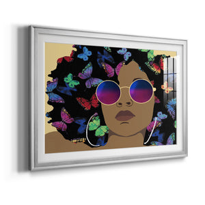 Butterfly Diva I - Modern Framed Art Print