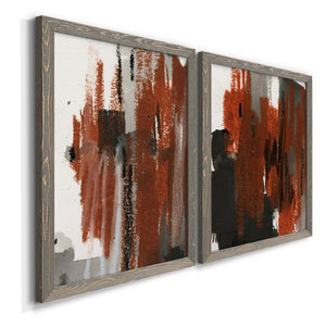 Loft Pastel V - Barnwood Framed Canvas Set