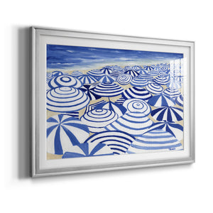 Candy Bowl Prussian Blue - Modern Framed Art Print