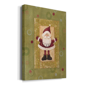 ot Cheer Santa Premium Gallery Wrapped Canvas - Ready to Hang