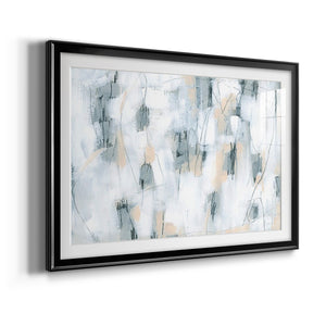 Stone Hatchmarks II - Modern Framed Art Print
