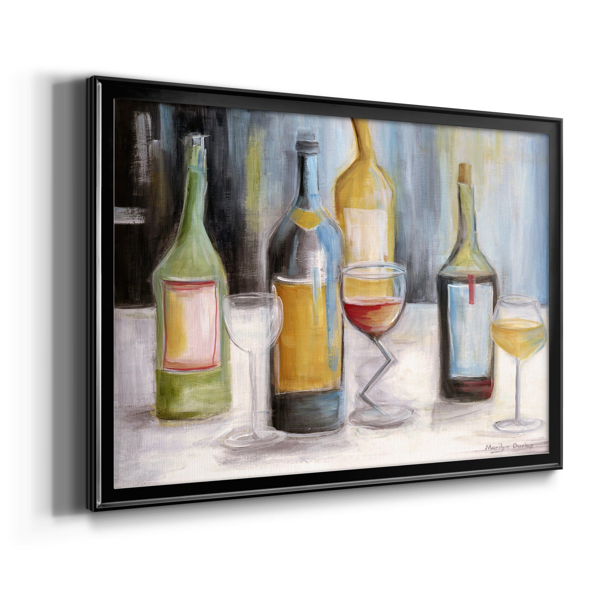 Wine Tasting Premium Classic Framed Canvas - Ready to Hang