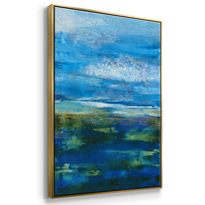 Island Groove - Framed Premium Gallery Wrapped Canvas L Frame - Ready to Hang