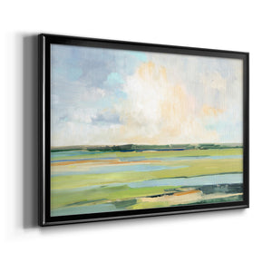 Pastel Horizon I - Modern Framed Canvas Print