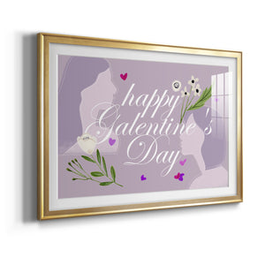Happy Galentine's Day Collection A - Modern Framed Art Print