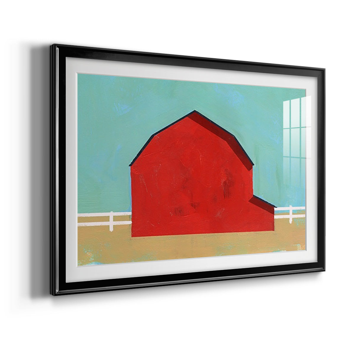 Big Red One I Premium Framed Print - Ready to Hang