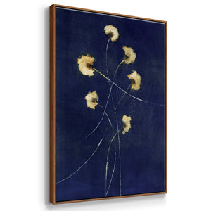 Indigo 1 - Framed Premium Gallery Wrapped Canvas L Frame - Ready to Hang