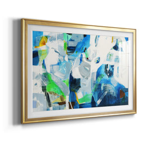 Down the Rapids - Modern Framed Art Print