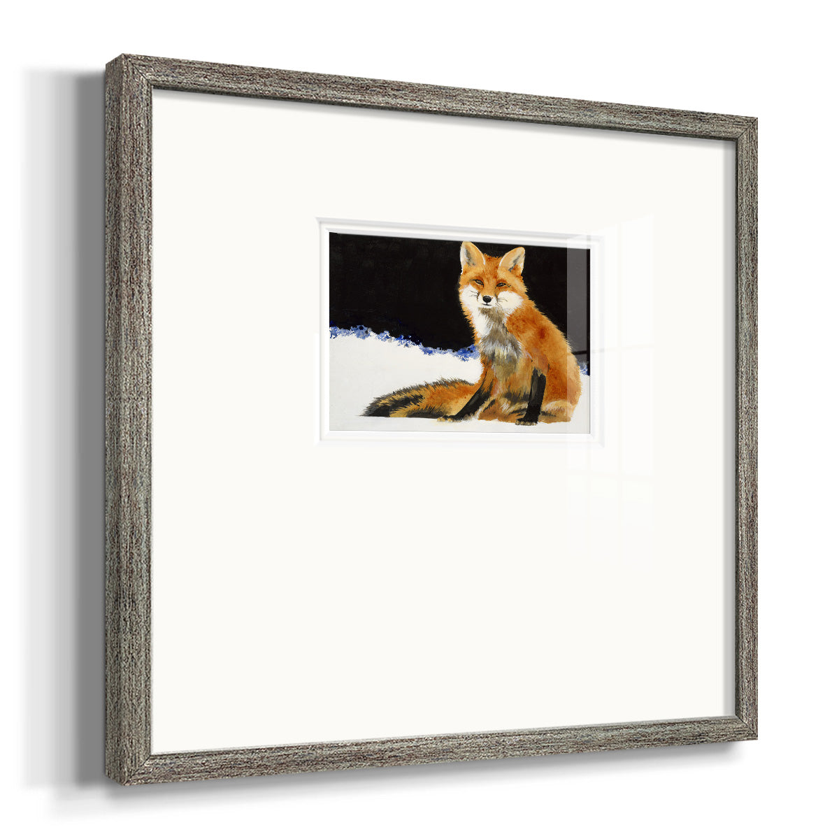 Fox Premium Framed Print Double Matboard