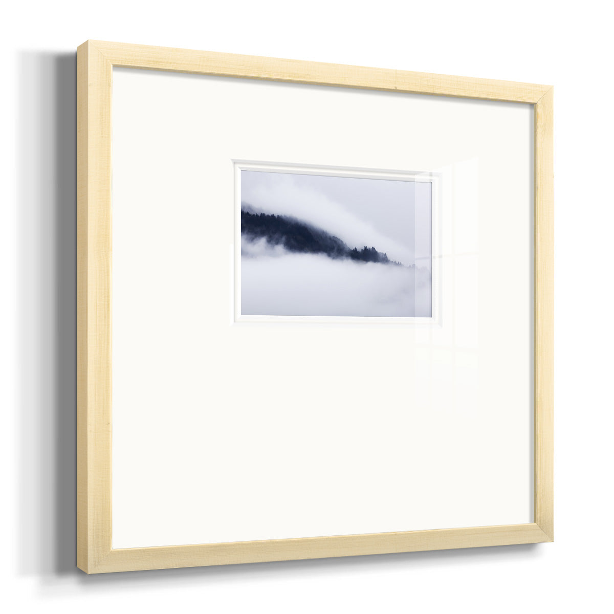 In the Clouds- Premium Framed Print Double Matboard
