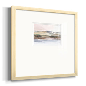 Autumn Mountain Valley I Premium Framed Print Double Matboard