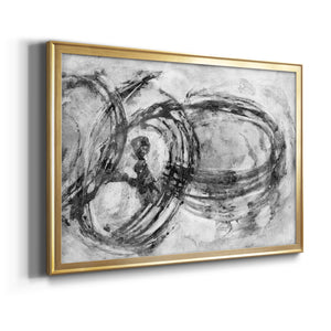 Infinity Rings II - Modern Framed Canvas Print