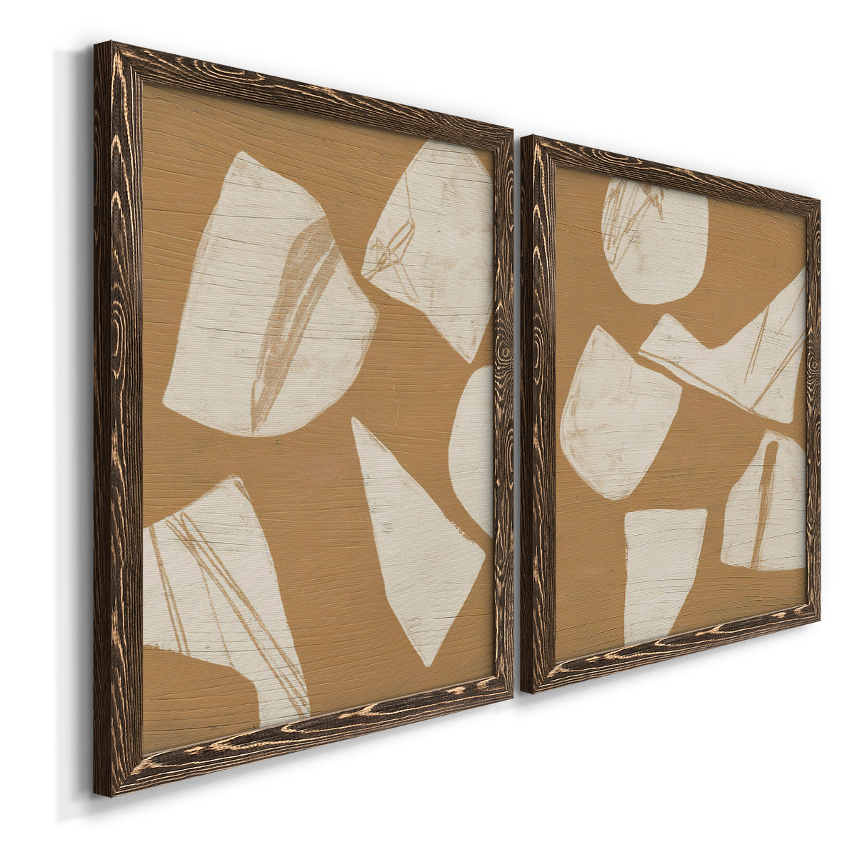 Piecemeal I - Premium Framed Canvas 2 Piece Set - Ready to Hang