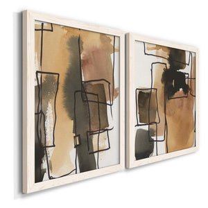 Retro Vibe III - Barnwood Framed Canvas Set