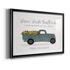 Farmers Market Truck - Modern Framed Art Print