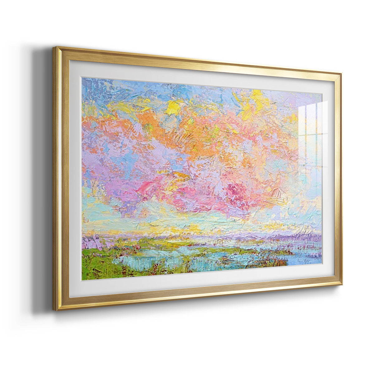 On a Summer's Eve Premium Framed Print - Ready to Hang