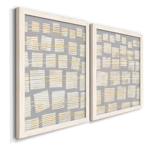 Networks I - Premium Framed Canvas 2 Piece Set - Ready to Hang