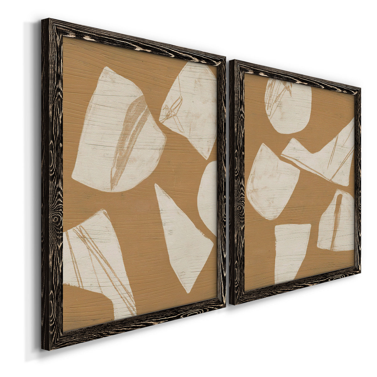 Piecemeal I - Premium Framed Canvas 2 Piece Set - Ready to Hang