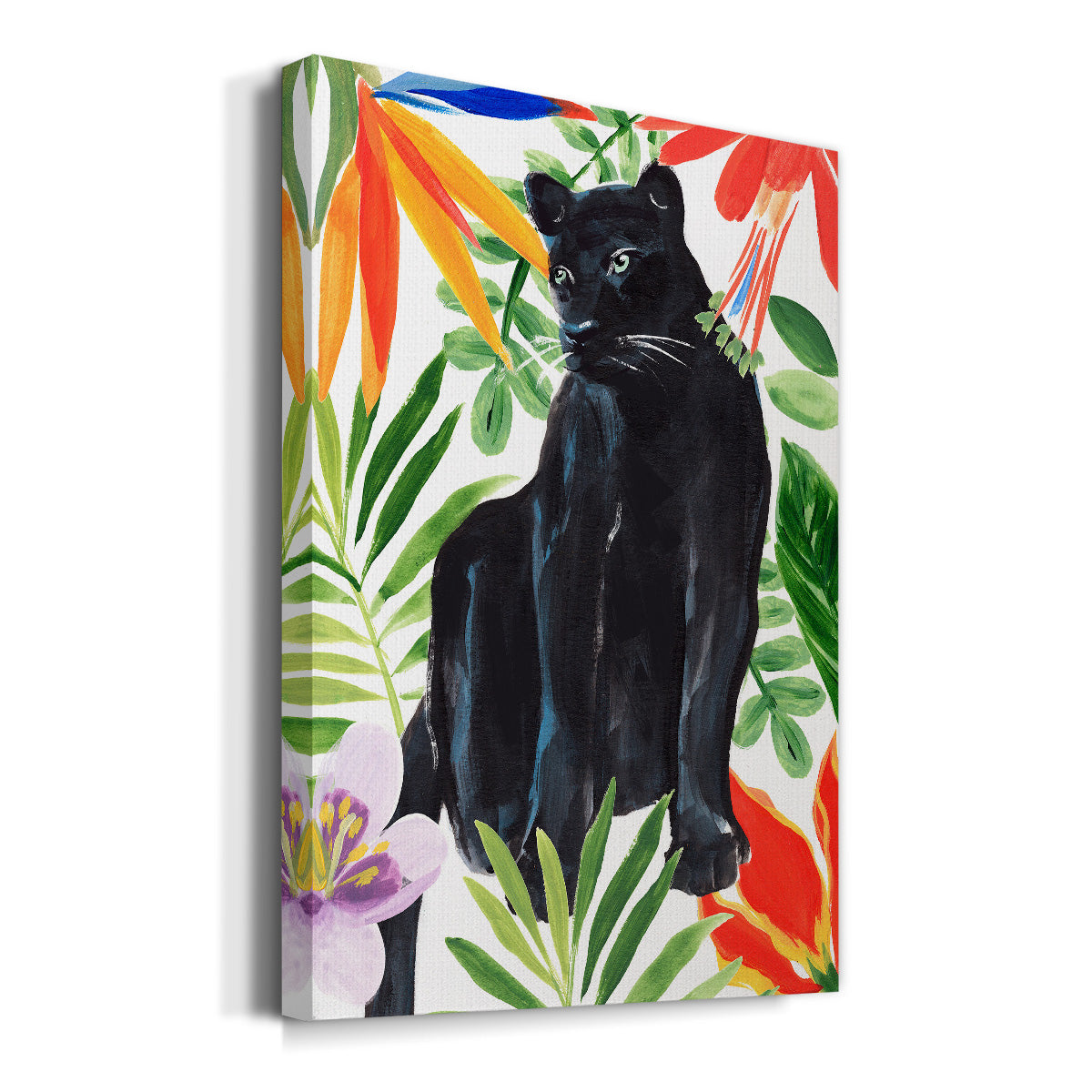 Panther's Paradise I Premium Gallery Wrapped Canvas - Ready to Hang
