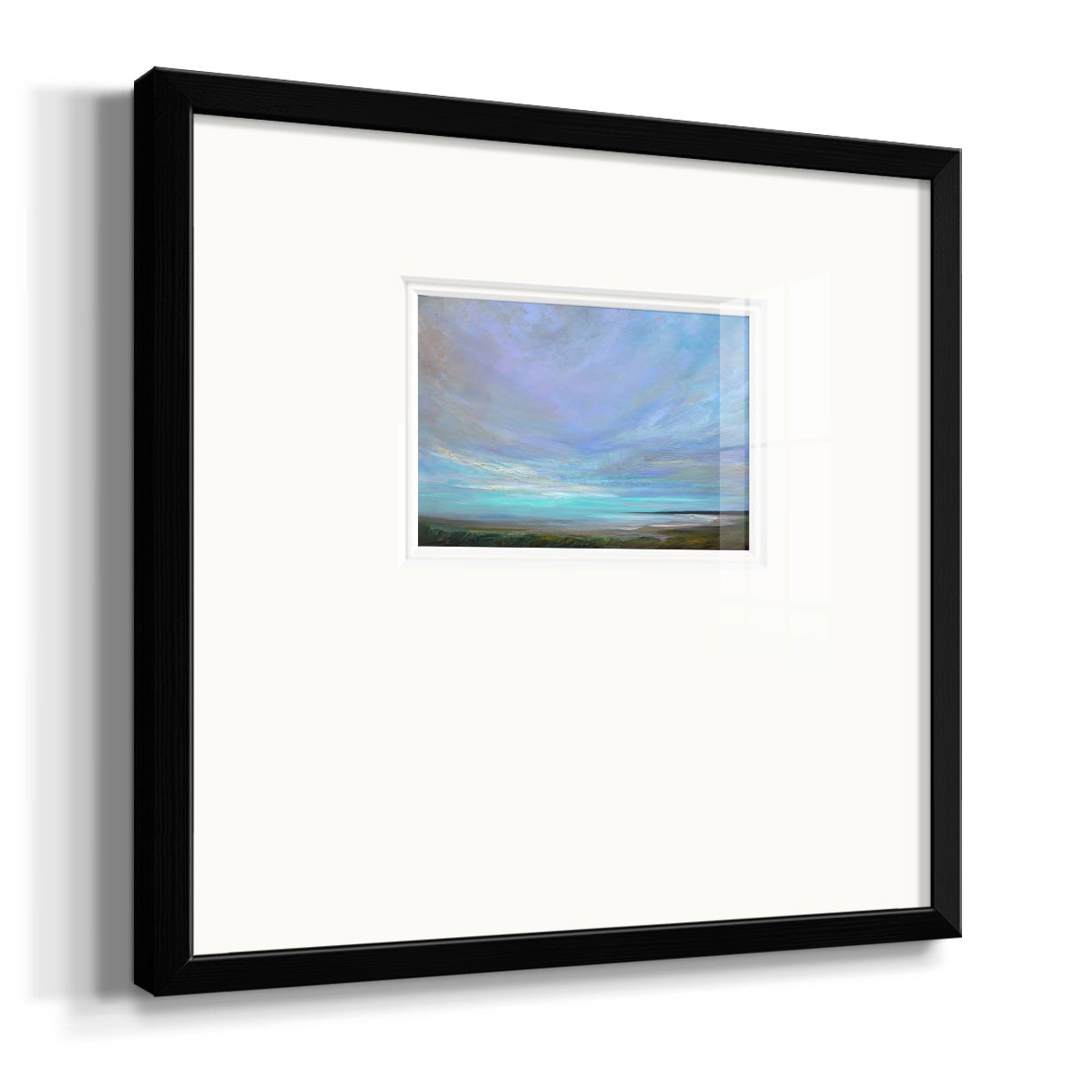 Coastal Views III Premium Framed Print Double Matboard