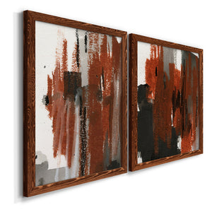 Loft Pastel V - Barnwood Framed Canvas Set