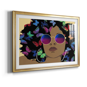 Butterfly Diva I - Modern Framed Art Print