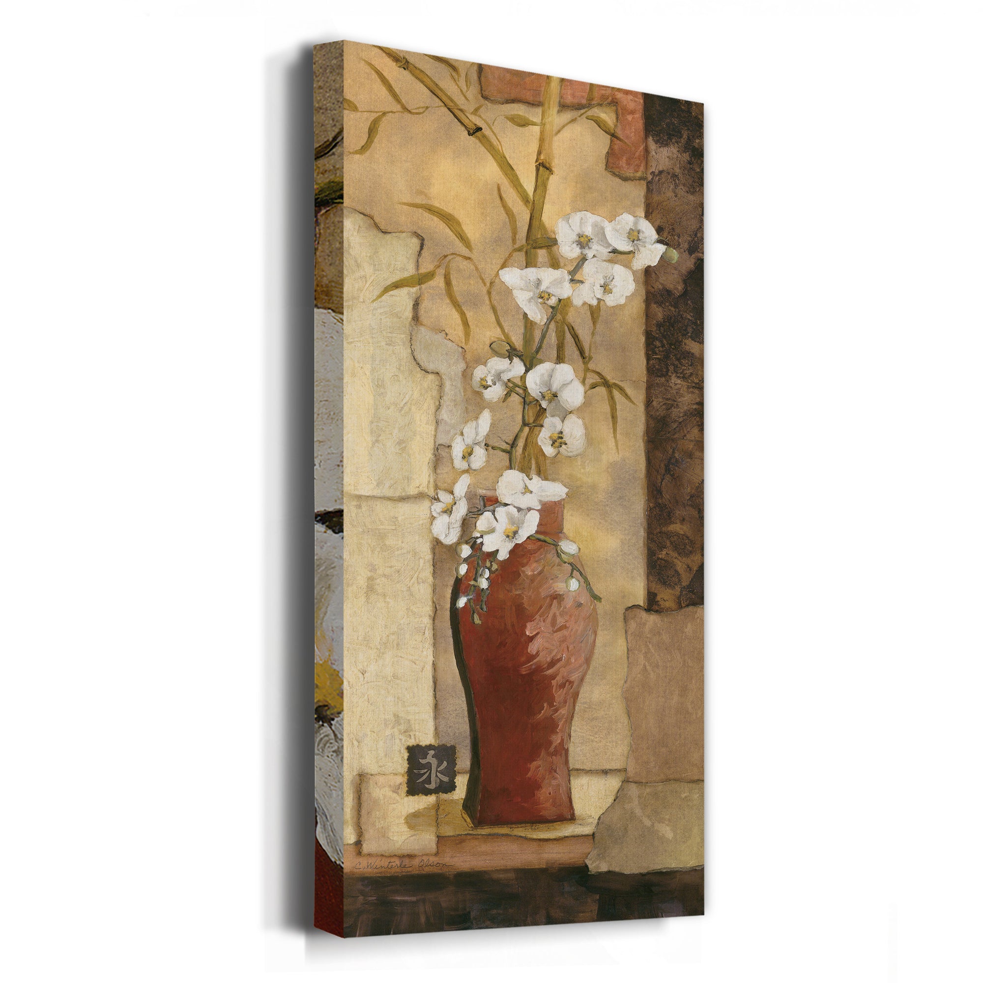 Mandarin Panel I - Premium Gallery Wrapped Canvas - Ready to Hang