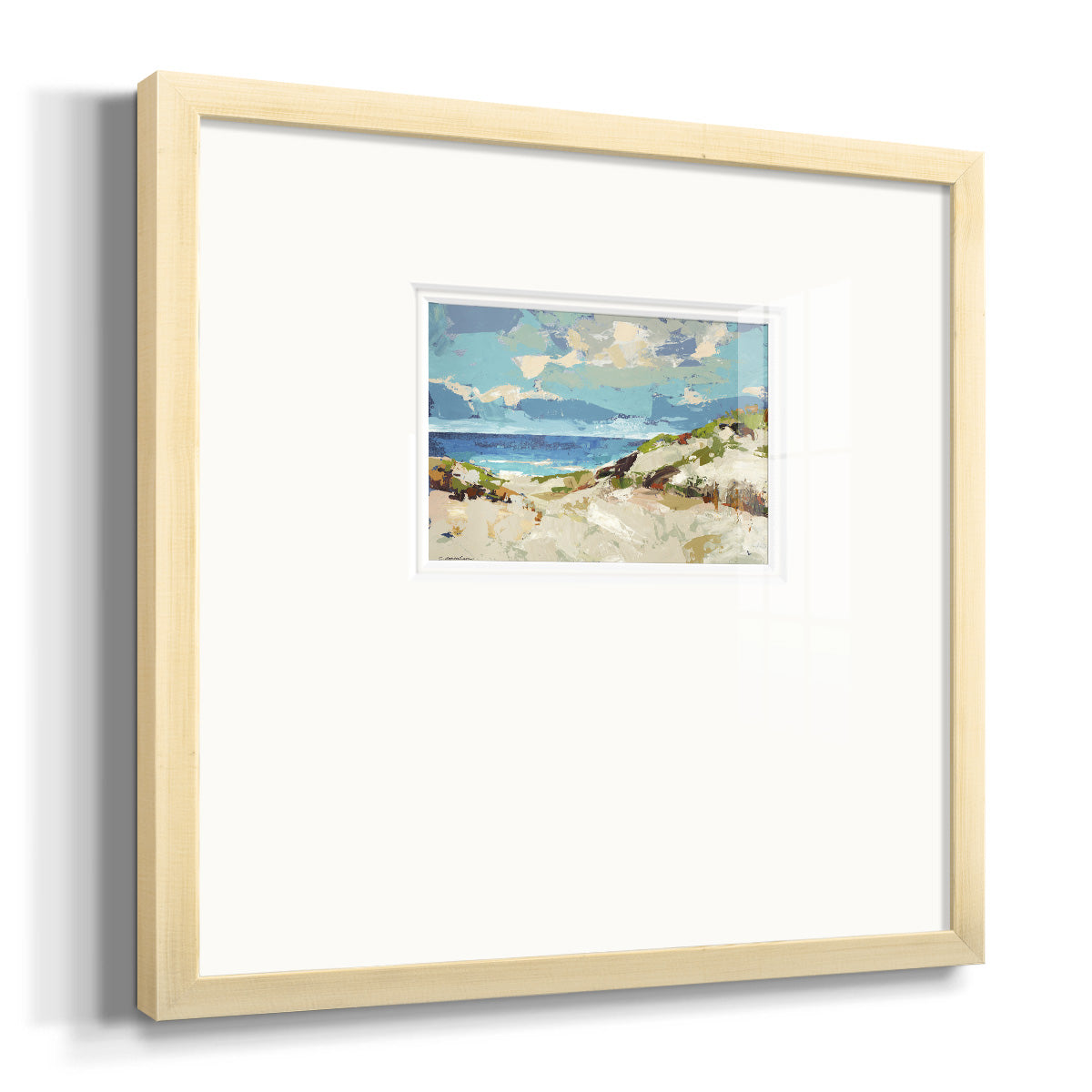 Dunes I Premium Framed Print Double Matboard