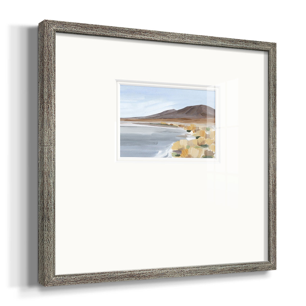 Desert Oasis Study I Premium Framed Print Double Matboard